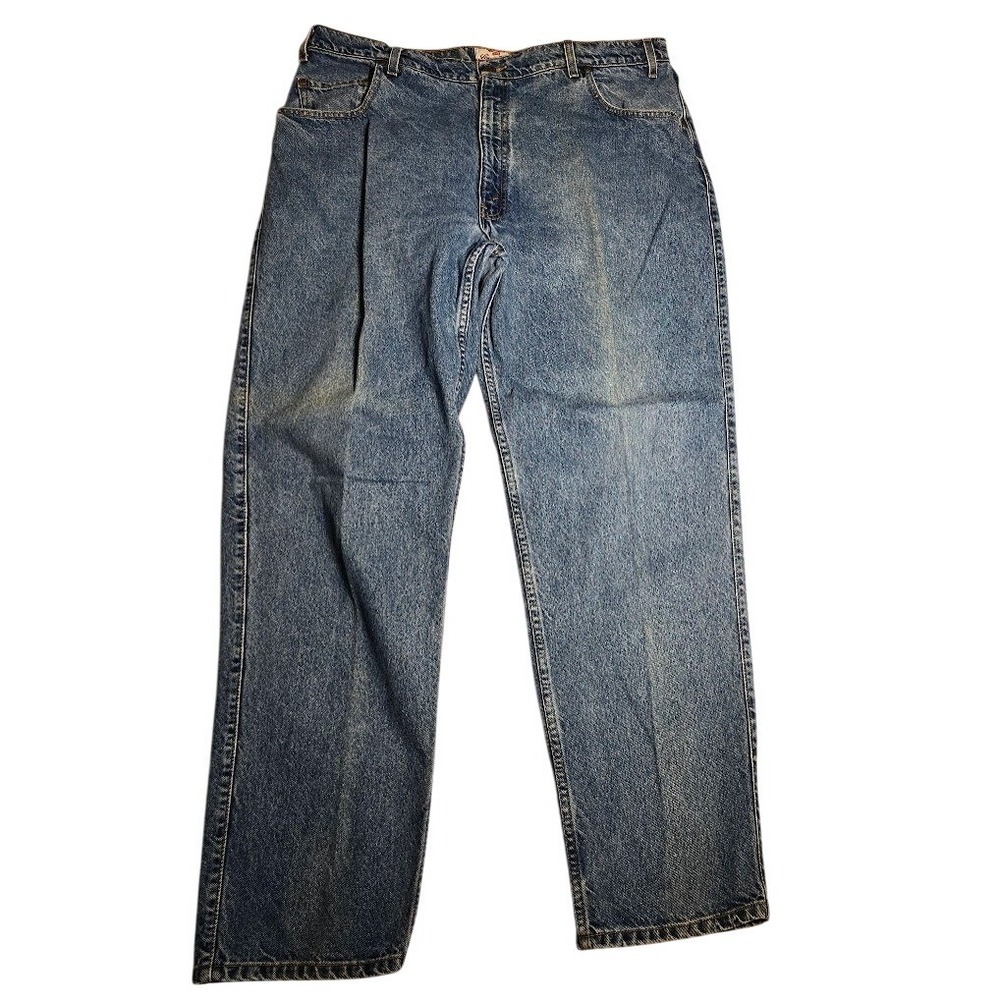 Vintage Levi Strauss Signature 545 Mens Jeans 42x34 Loose Fit Blue M Wash 953